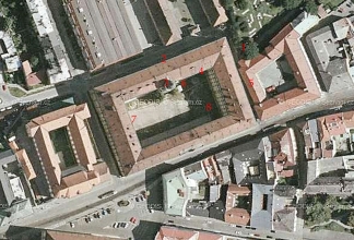 Obr. 2.  Olomoucké kasárny.- základní vojenská služba 1956.