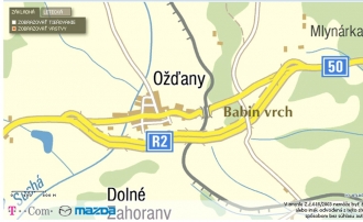 Obr. 4. Ožďany. Obchvat R2 tehdy neexistoval -  základní vojenská služba.