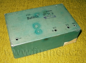 Obr.5. Krabička z anodové baterie, která se dochovala - základní vojenská služba v roce 1956.